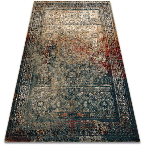 Wool carpet SUPERIOR MAMLUK oriental vintage emerald green 170x235 cm