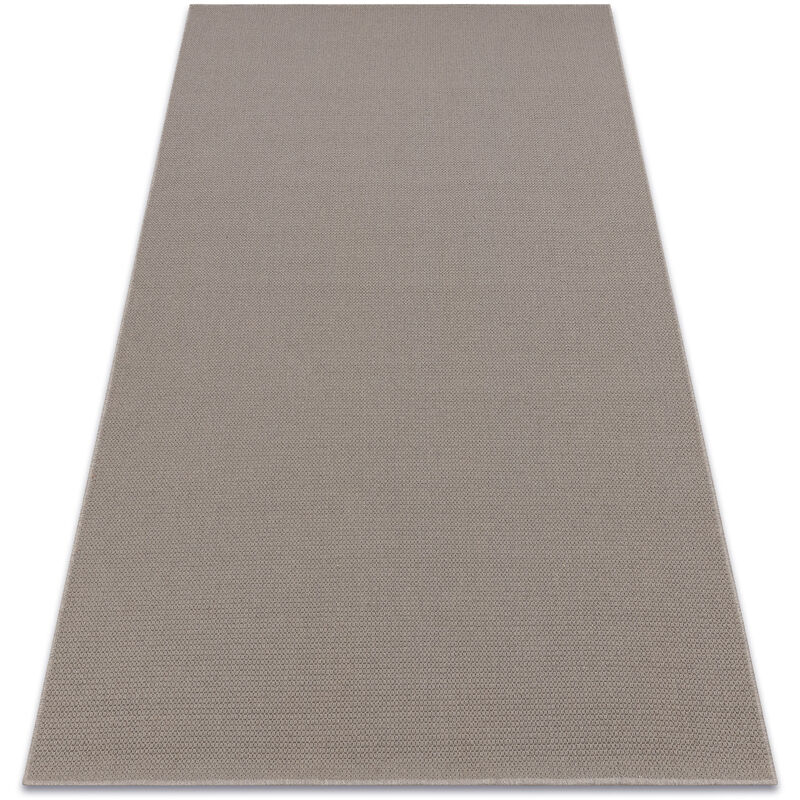 Rugsx - Wool carpet villa 8986/68400 Plain sizal, flat-woven grey grey 160x230 cm