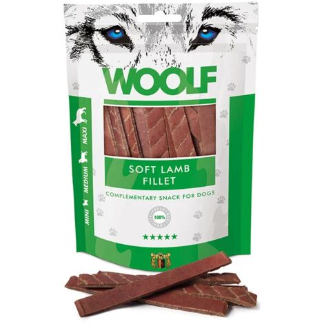 Woolf Snack Filetti Morbido di Agnello 100gr