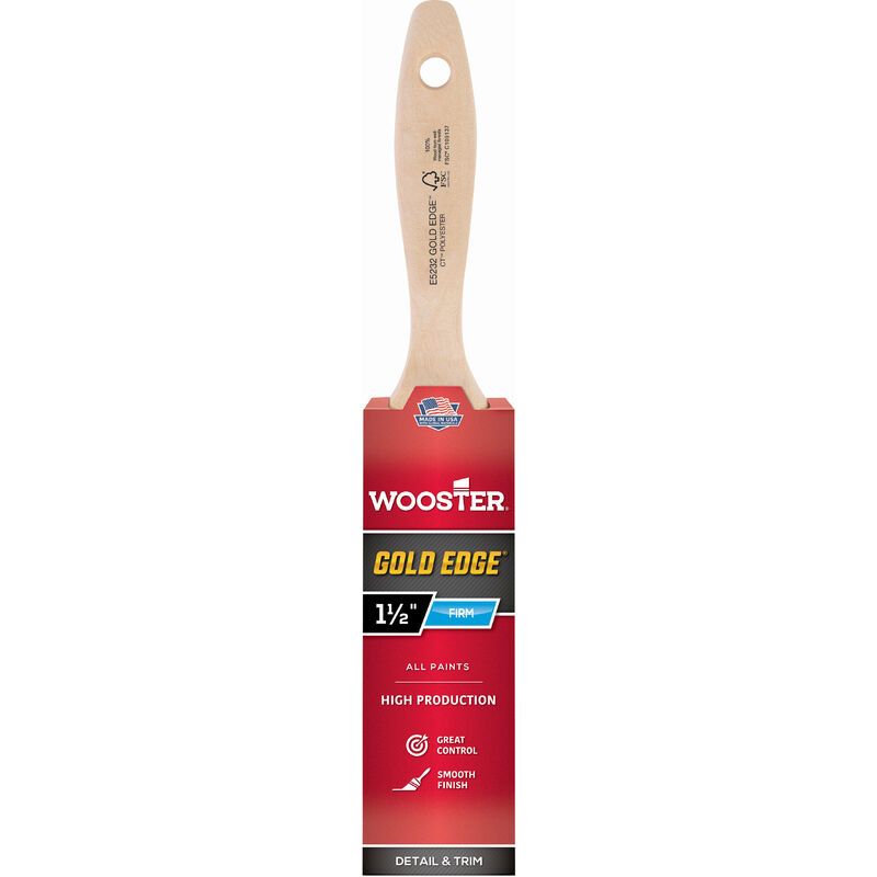 Wooster - Gold Edge - Varnish Paint Brush - 1.5 Inch