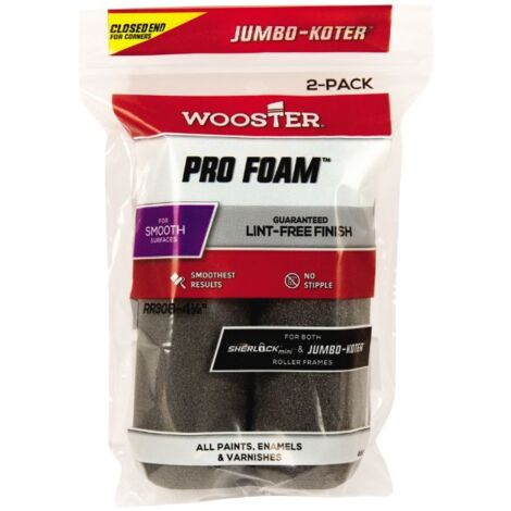 Wooster Jumbo Koter Pro Foam 4.5" Mini Roller Sleeves - Twin Pack