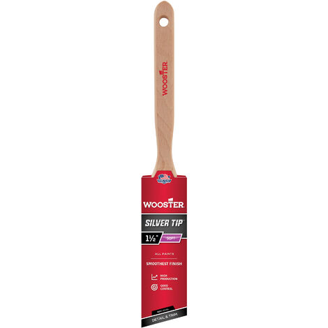 Wooster Silver Tip - Semi-Oval Angle Sash - Wall and Trim Paint Brush - 1.5 Inch