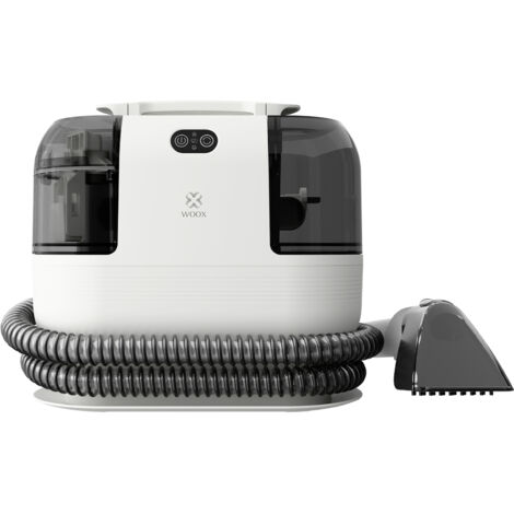 WOOX Nettoyeur de tapis portable à vapeur chauffante, Aspirateur de tapis haute puissance 15Kpa avec accessoires Nettoyeur vapeur 2 en 1 pour tissus d'ameublement, animaux, voitures, taches, maison