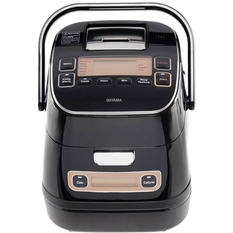 Woozoo by Ohyama 2 in 1 Cuiseur multifonction noir multifonction, portable, fonction cuiseur de riz, avec fonction cuis