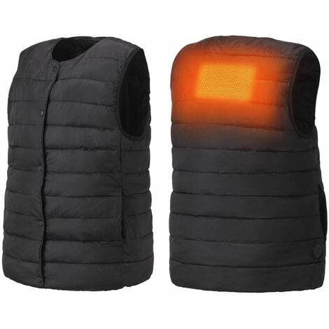 Woozoo® par Ohyama, Gilet / Veste chauffante, légère et fine, 4 niveaux de chauffage