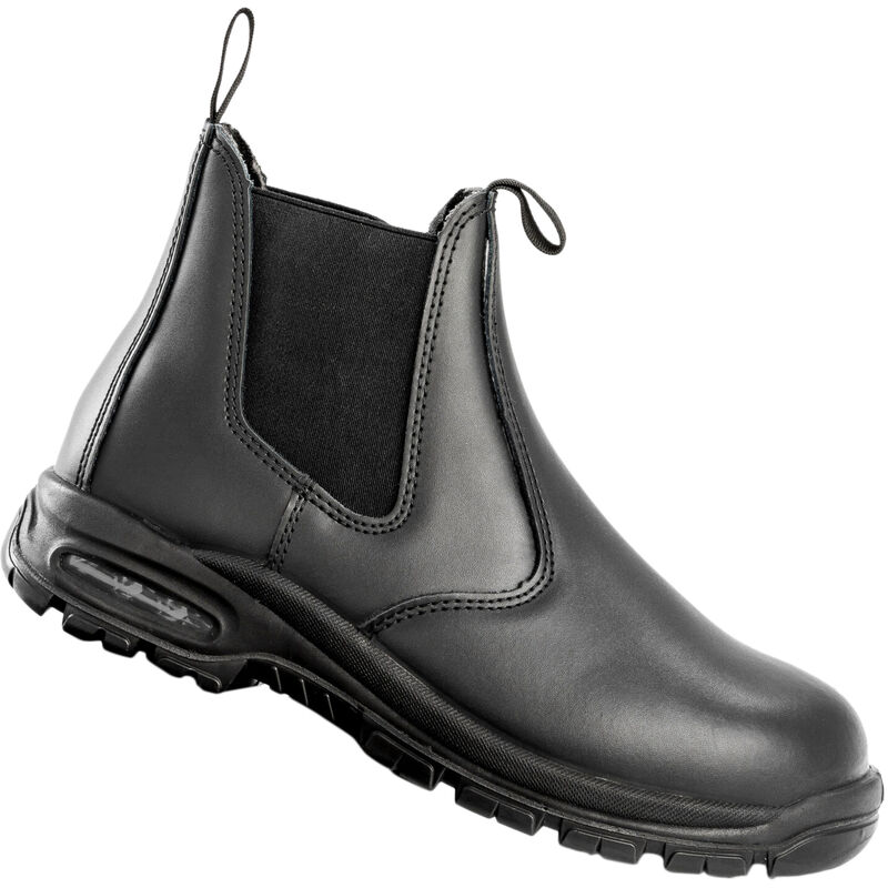 WORK-GUARD by Result Unisex Adult Kane Leather Safety Dealer Boots (10 UK) (Black) - Black