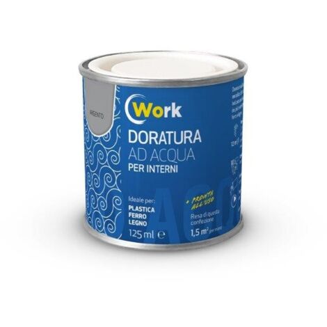 WORK SMALTO DORATO ACQUA ARGENTO 125ML