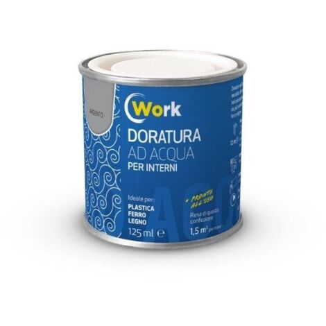 WORK SMALTO DORATO ACQUA ARGENTO 125ML