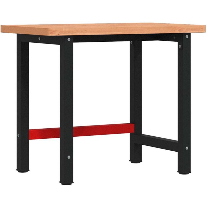 Vidaxl - Workbench 100x60x83 cm Solid Wood Beech Rectangular