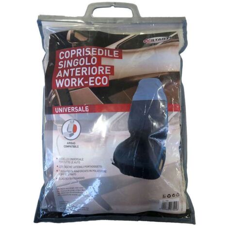 Workeco Coprisedile singolo anteriore auto universale