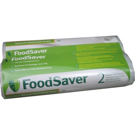 Worki do próżniowego pakowania żywności FoodSaver FSR2002-I (2 rouleaux  20 cm x 6,6 m)