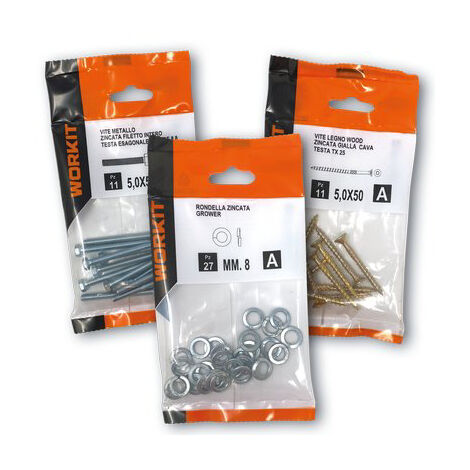 Workit kit vite metallo tsp zincata kt=cf 200  Workit