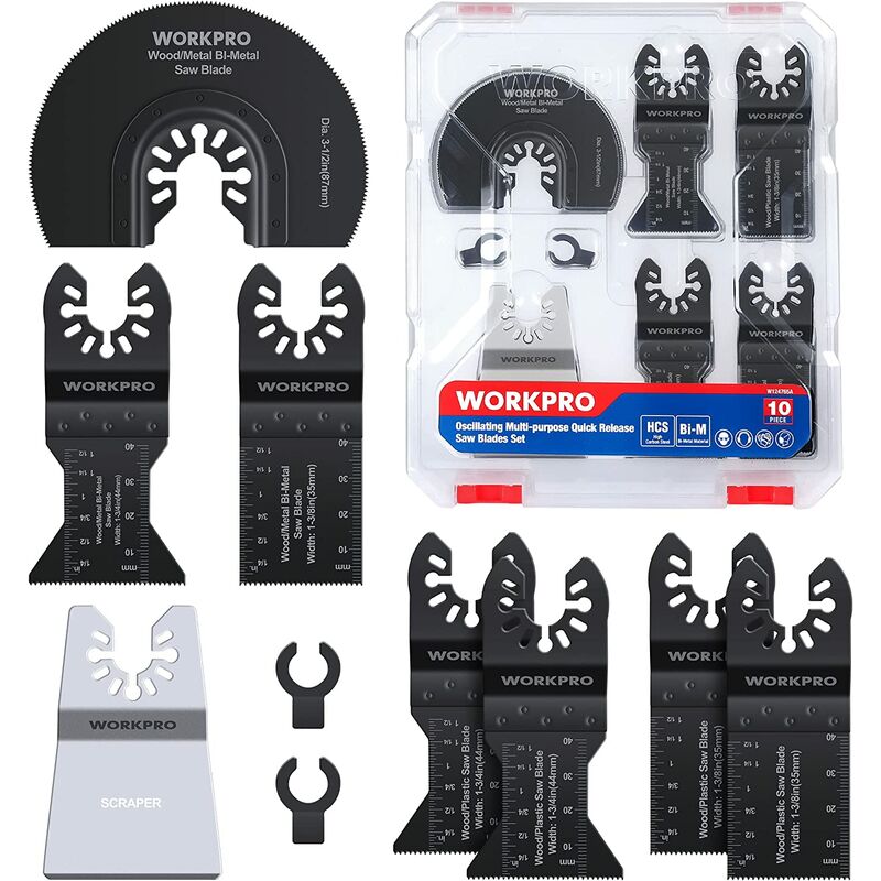 Wolfcraft 3993000 1 Kit D'accessoires Pour Outils Multifonction