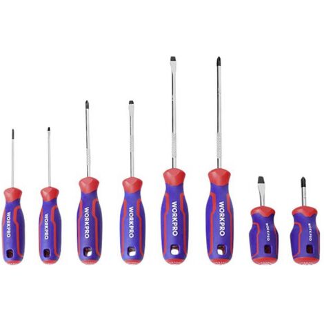 WorkPro 8 tlg Universale Kit cacciaviti PH0, PH1, PH2