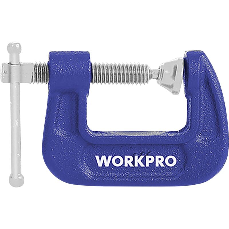 Borne C 25 Mm Workpro 2465024 Envergure Max.:25 Mm Longueur: 71 Mm Mesures Dempattement:25 Mm