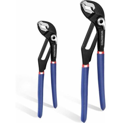 WORKPRO Pince Multiprise Réglable Serrage Rapide Jeu de 2 Pièces 200 et 250 mm (SKU produit : 92579754  SKU Offre : 817QZ36)