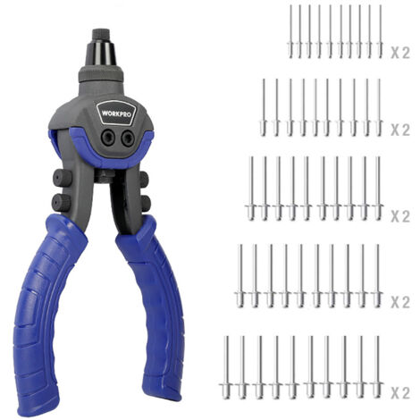 Workpro Rivettatrice Manuale Modello 250 Blu Ergonomica