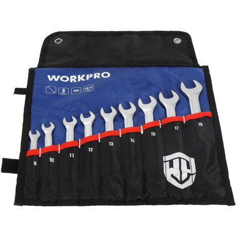 WORKPRO Set di chiavi combinate (9 pezzi)