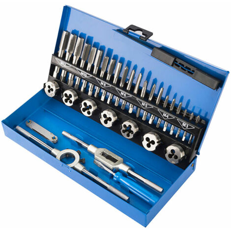 Workpro Set di maschi e filiere metalliche 32 pezzi