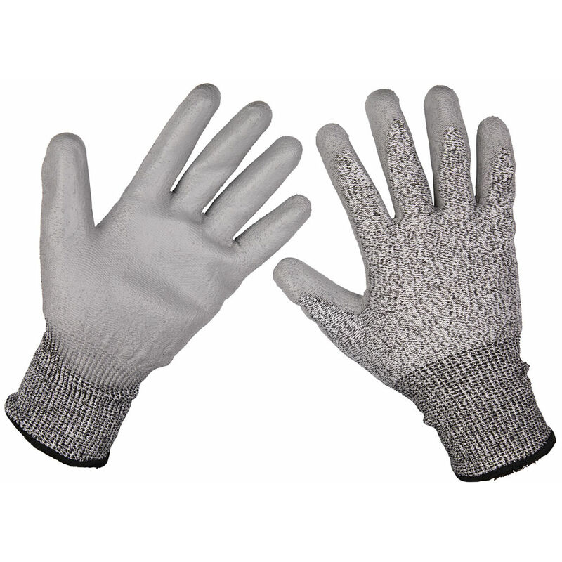 Worksafe - 9139L Anti-Cut PU Gloves (Cut Level C - Large) - Pair