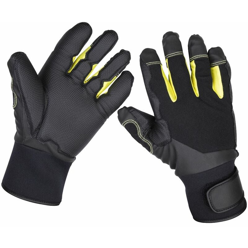 Anti-Vibration Gloves Large - Pair 9142L - Sealey