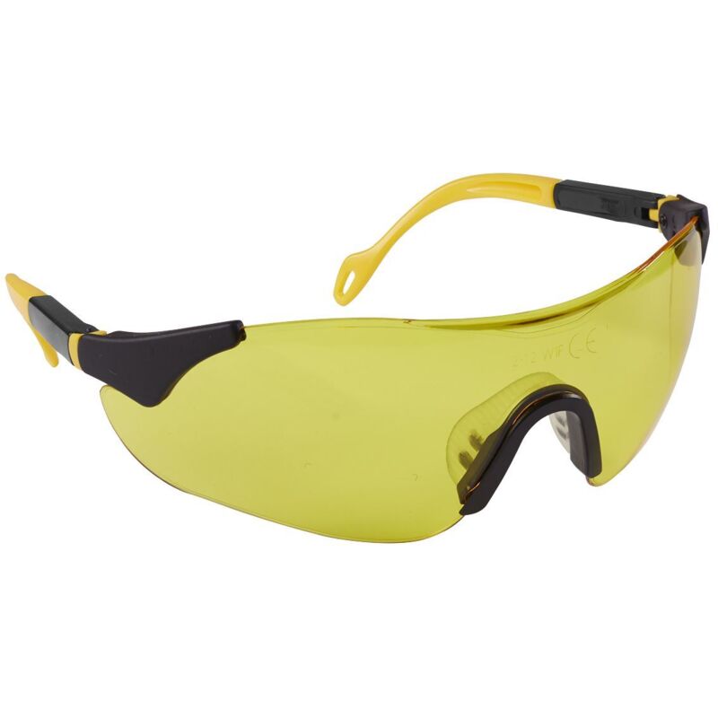Sealey Worksafe® Sports Style High-Vision Safety Glasses with Adjustable Arms