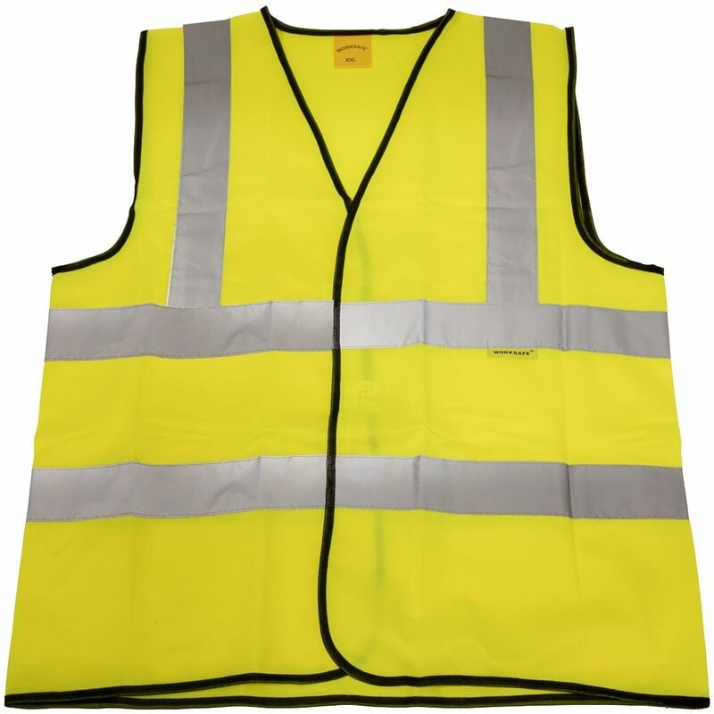 Hi-Vis Waistcoat (Site and Road Use) Yellow - XX-Large 9804XXL - Sealey