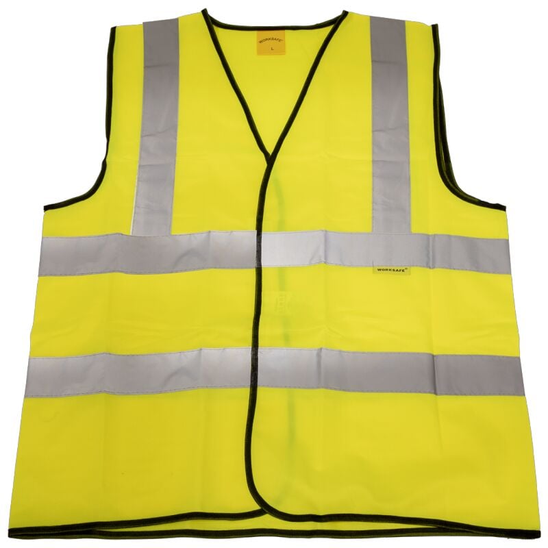 Sealey - Hi-vis Waistcoat (Site and Road Use) Yellow - Medium