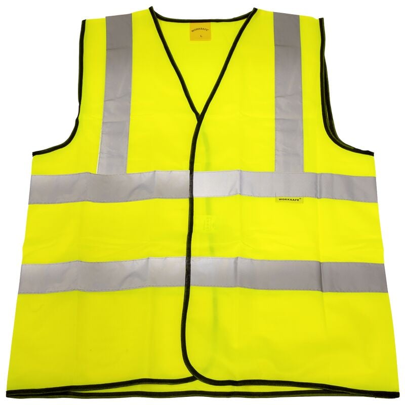 Sealey Hi-vis Waistcoat (Site and Road Use) Yellow - Large