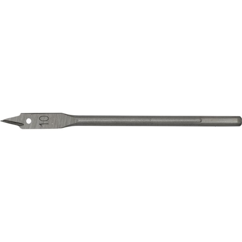 Flat Wood Bit �10mm x 152mm FWB10 - Sealey