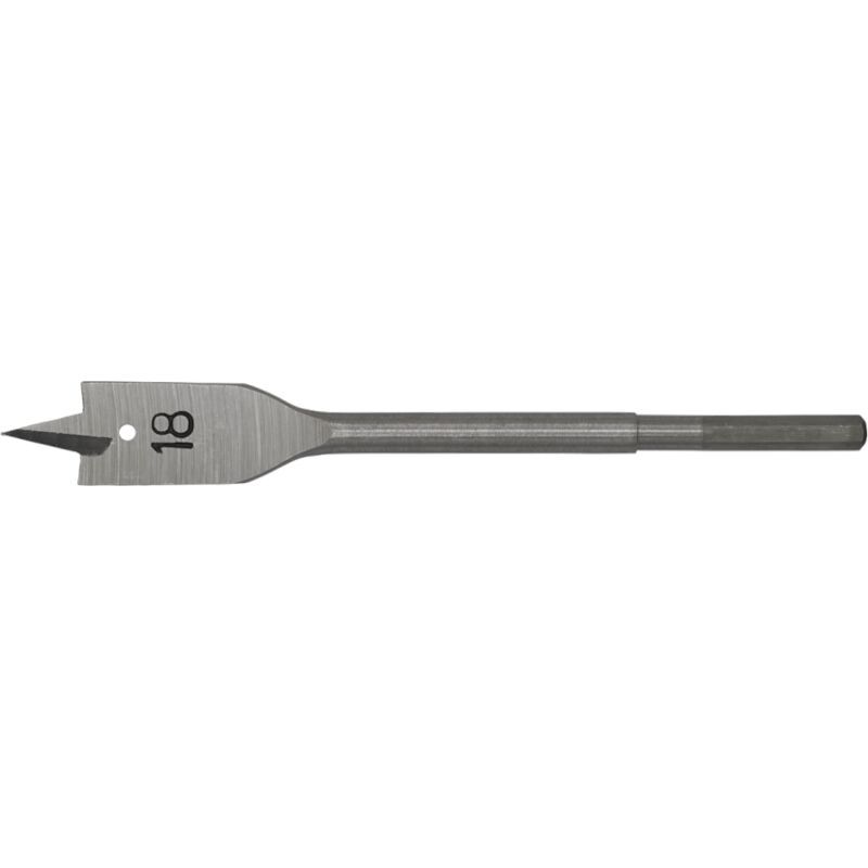 Flat Wood Bit 18mm x 152mm - Sealey