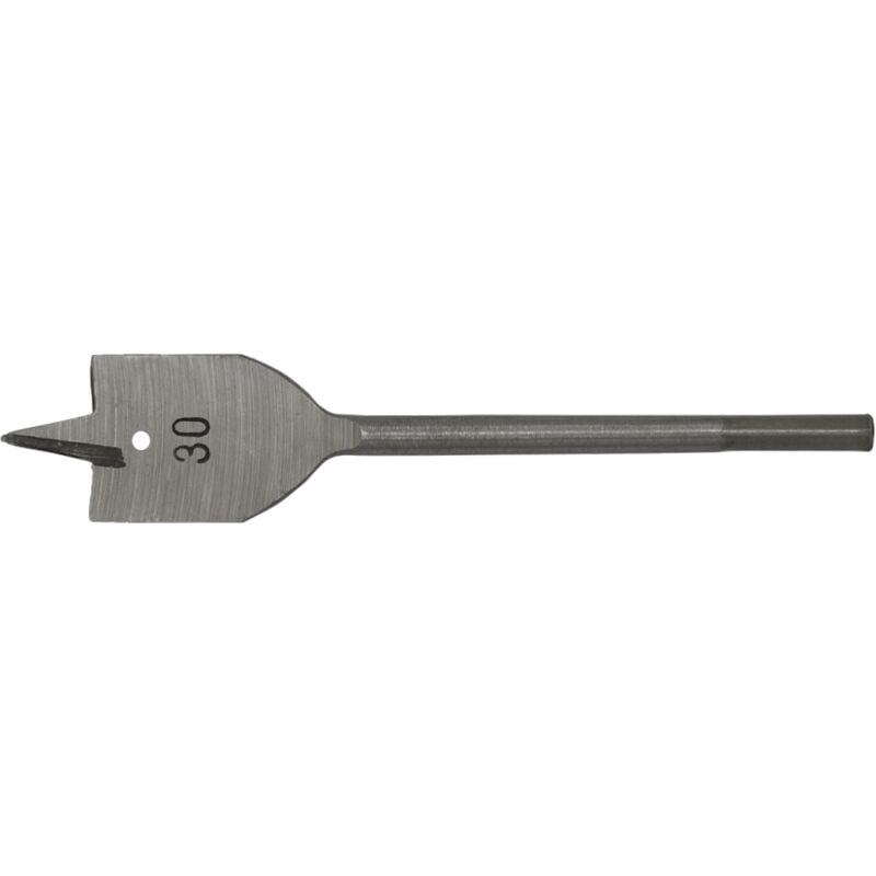 Flat Wood Bit 30mm x 152mm - Sealey