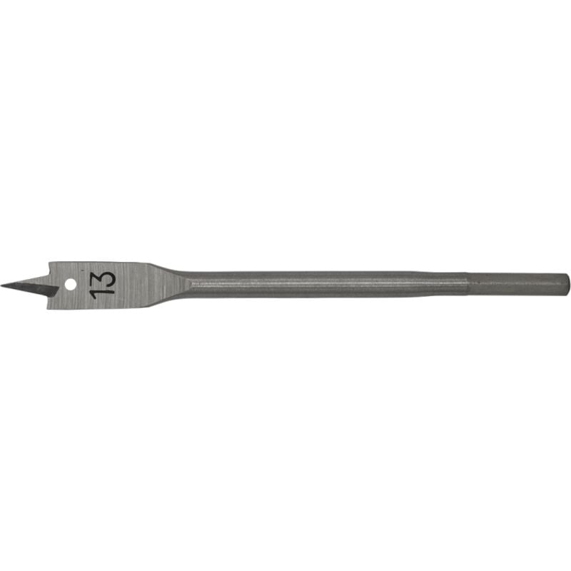 Flat Wood Bit 13mm x 152mm - Sealey