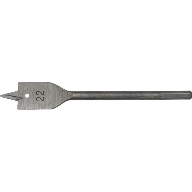 Sealey Flat Wood Bit 22mm x 152mm