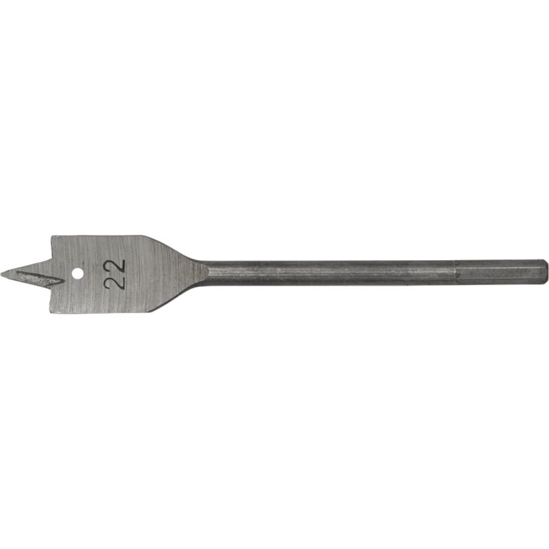 Sealey FWB22 Worksafe® Flat Wood Drill Bit 22mm x 152mm