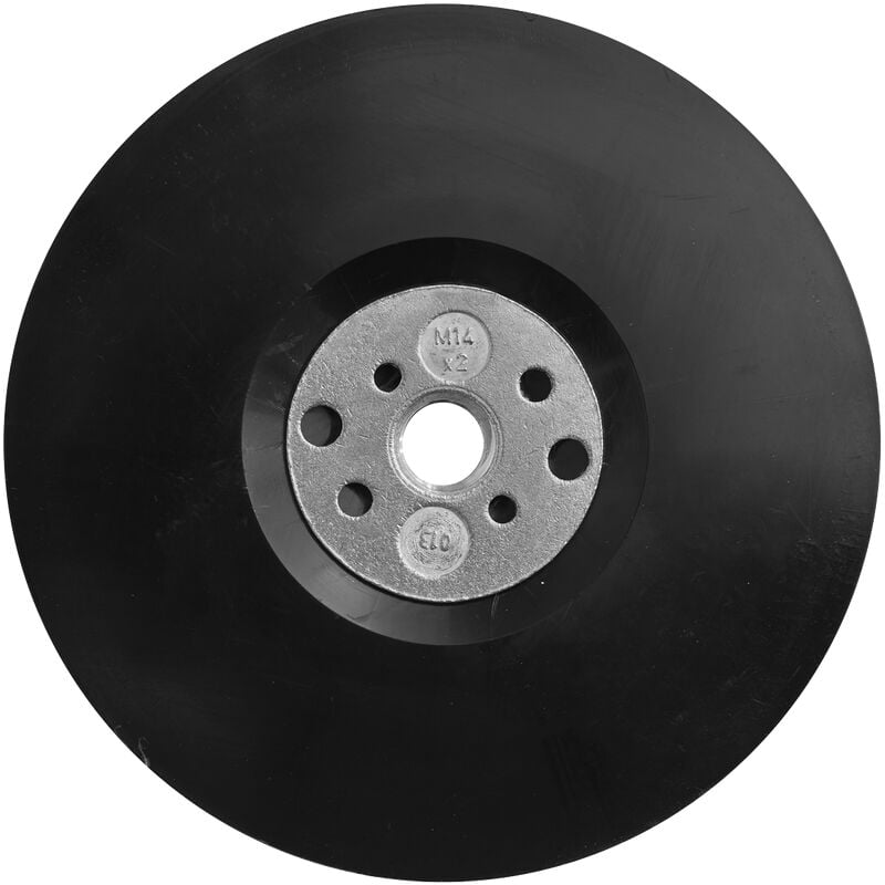 Rubber Backing Pad 125MM - M14 x 2MM - Sealey