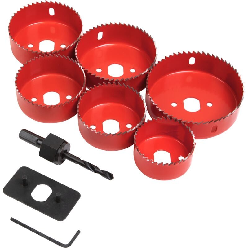 Sealey - wdlk Worksafe® Downlight Hole Saw Kit 9pc