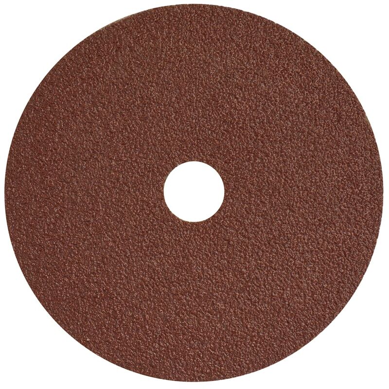 Sealey Fibre Backed Disc 100MM - 40 Grit Pack of 25