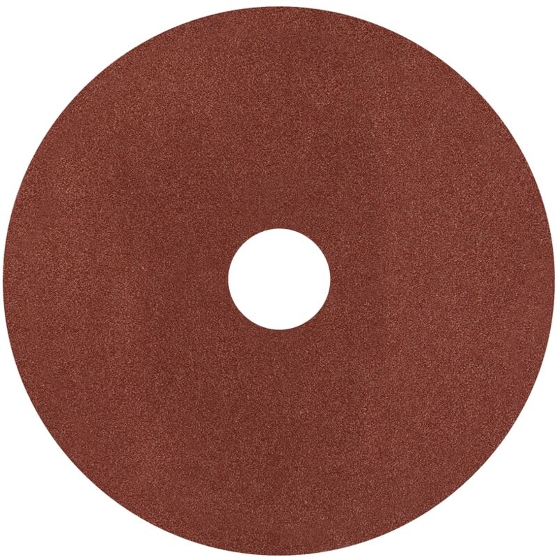 Fibre Backed Disc 125MM - 60 Grit Pack of 25 - Sealey