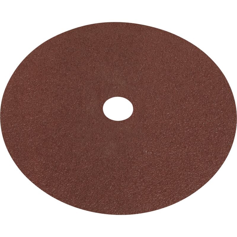 Sealey WSD740 Worksafe® 175mm Fibre Backed Sanding Disc 40Grit - Pack of 25