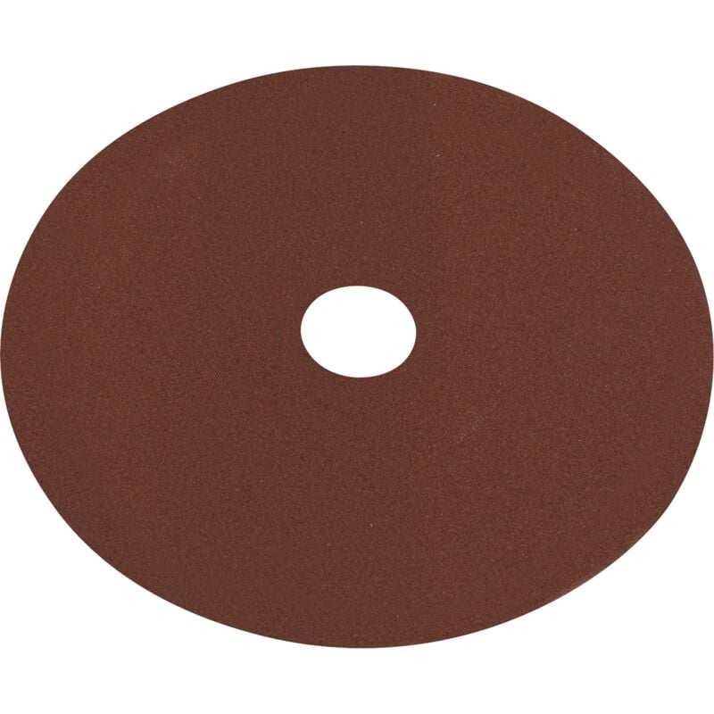 Sealey - WSD4120 Worksafe® 100mm Fibre Backed Sanding Disc 120Grit - Pack of 25