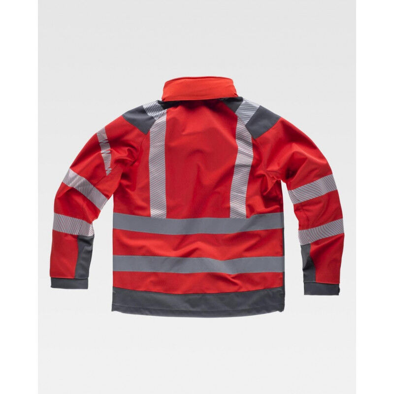 

Chaqueta Workshell Combi térmica y cortavientos de Alta Visibilidad S9212 | S - Rojo+Gris Oscuro A.V. - Workteam