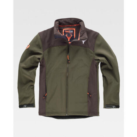 Workshell Sport 0068S | XL - Verde Caza/Marron