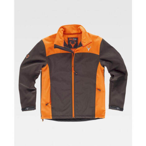 Workshell Sport 0368S | S - Marrón+Naranja A.V.