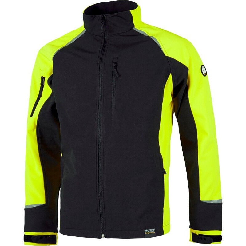 

Chaqueta Workshell ligera de manga ranglán y rejilla interior S9498 Sport | 3XL - Negro+Amarillo A.V. - Workteam