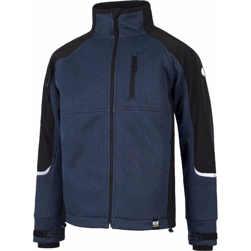 

Chaqueta Workshell Sport en tejido de punto superpuesto | XL - Marino+Negro