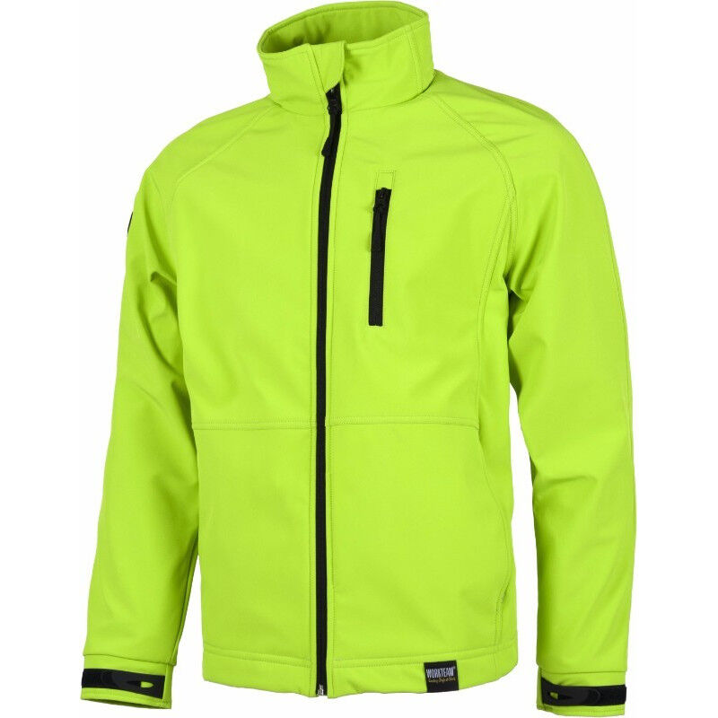 

Chaqueta Workshell térmica con solapa protectora S9480 Sport | 3XL - Verde A.V.+Negro - Workteam