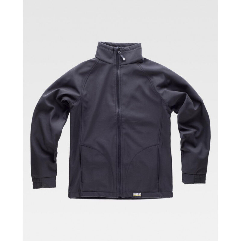 

Chaqueta Workshell doble capa de tejido resistente Sport S9100 | Negro - L - Workteam