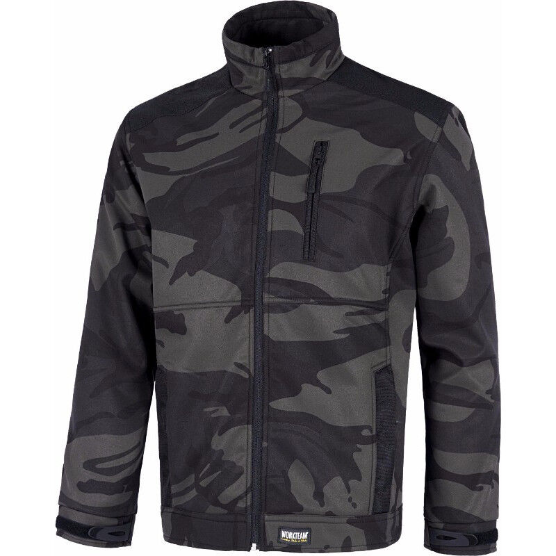 

Chaqueta Workshell con estampado de camuflaje S8510 Sport | XXL - Camuflaje+Negro - Workteam