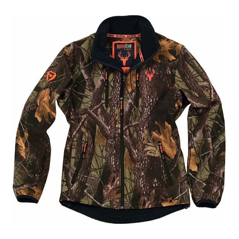 

Chaqueta para actividades de caza WORKTEAM S8660 Workshell Sport | XXL - Camuflaje Bosque Marrón